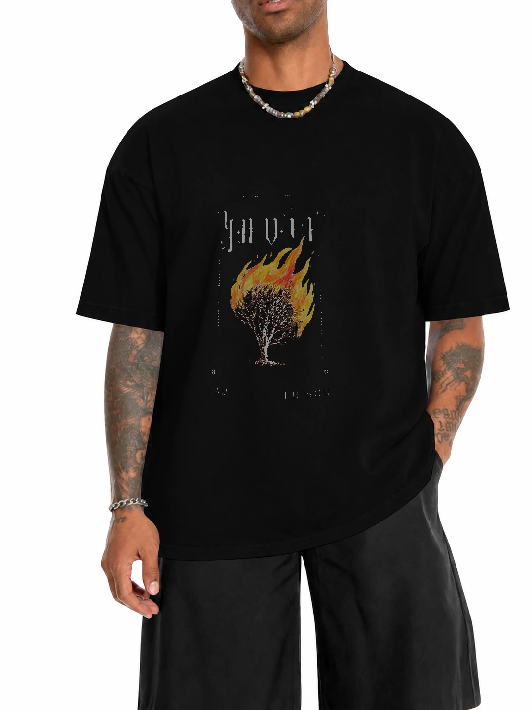 Camiseta unissex 180g Êxodo 3:14 · Yahweh | Fé que Veste