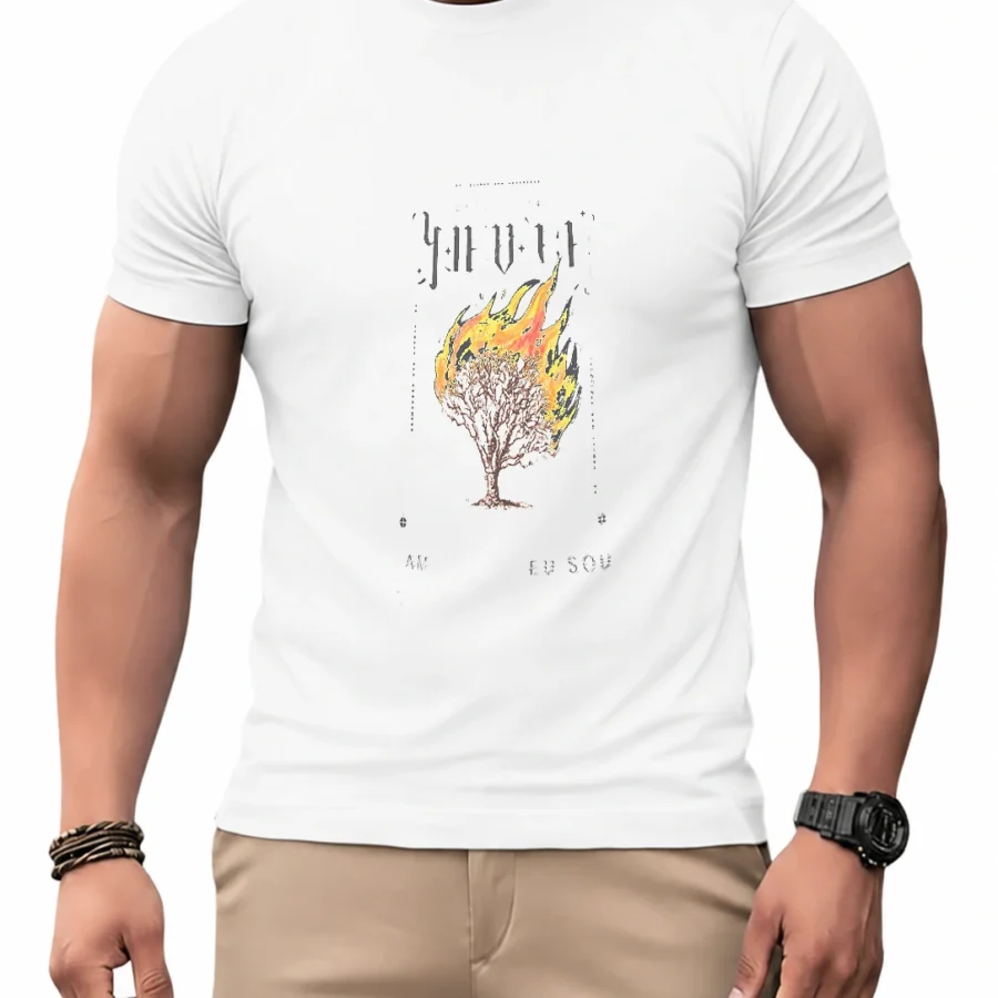 Camiseta dry unissex Êxodo 3:14 · Yahweh em vista principal