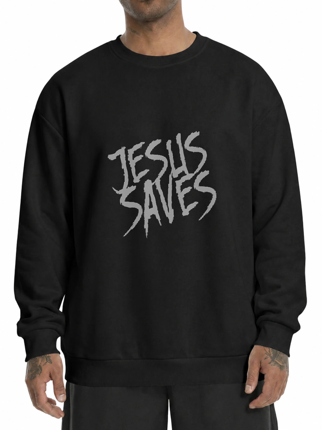 Moletom unissex 320g Jesus Saves | Fé que Veste