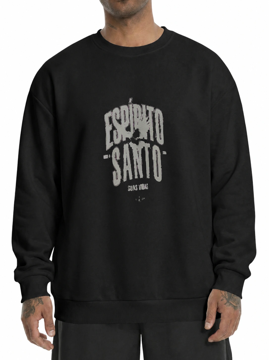 Moletom unissex 320g Espírito Santo | Fé que Veste