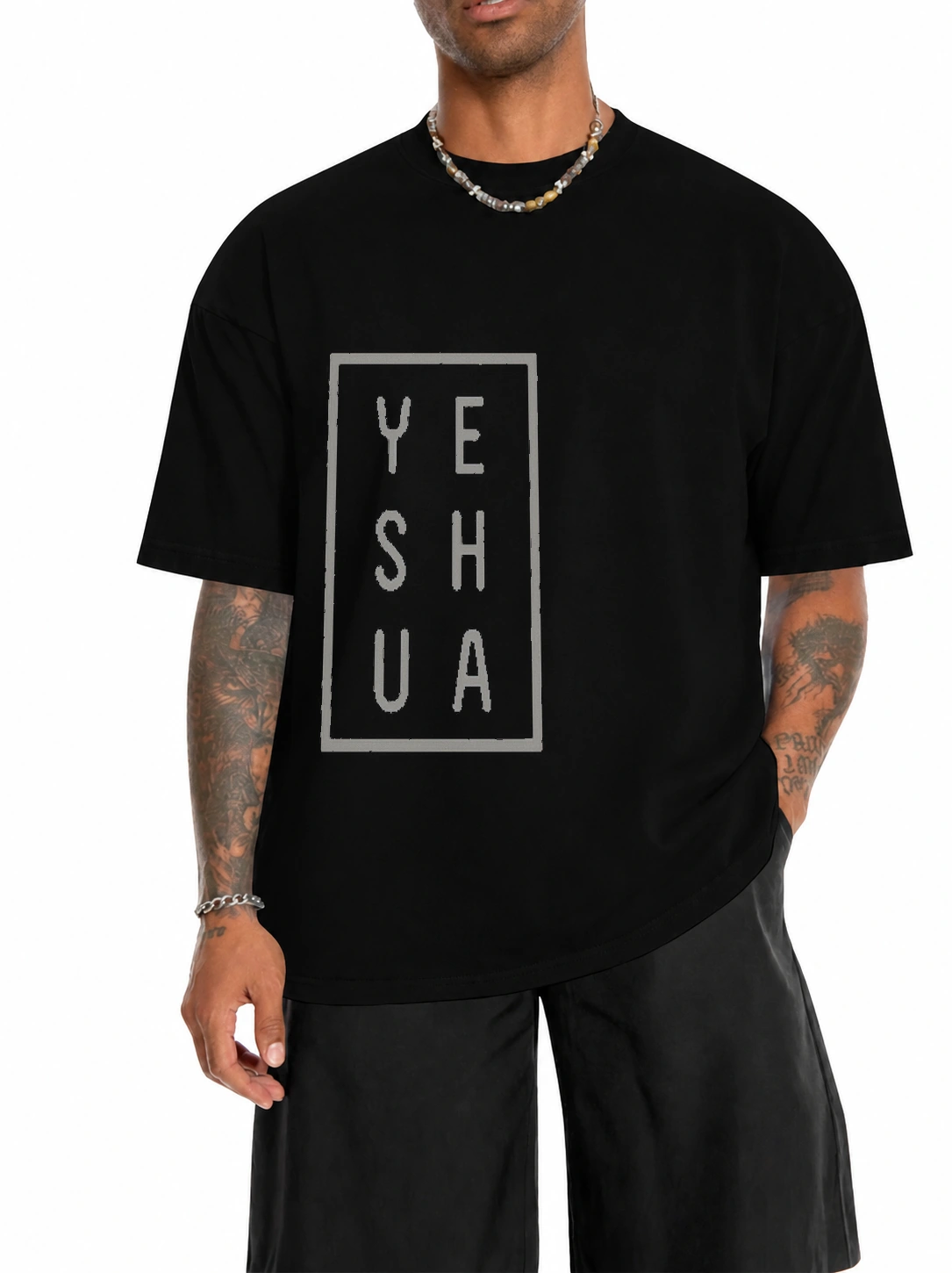 Camiseta unissex 180g Yeshua Minimal | Fé que Veste